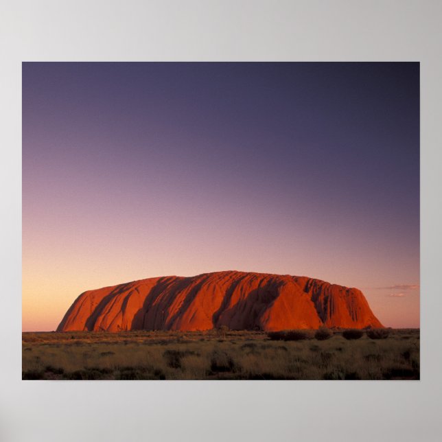Affiche Australie, parc national d'Uluru Kata Tjuta, Uluru (Devant)