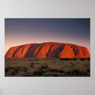 Affiche Australie, Parc national Uluru. Uluru ou