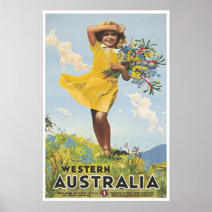 Affiche Australie Peinture australienne Art Percy Trompf