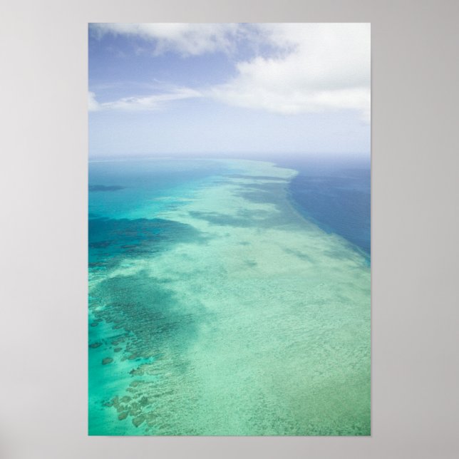 Affiche Australie, Queensland, côte de Whitsunday, Grand (Devant)