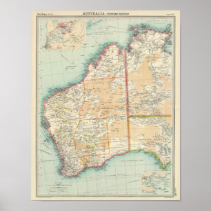 Affiche Australie, section ouest