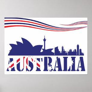 Affiche Australie Skyscape