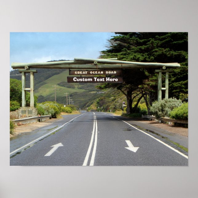 Affiche Australie sur mesure Great Ocean Road (Devant)