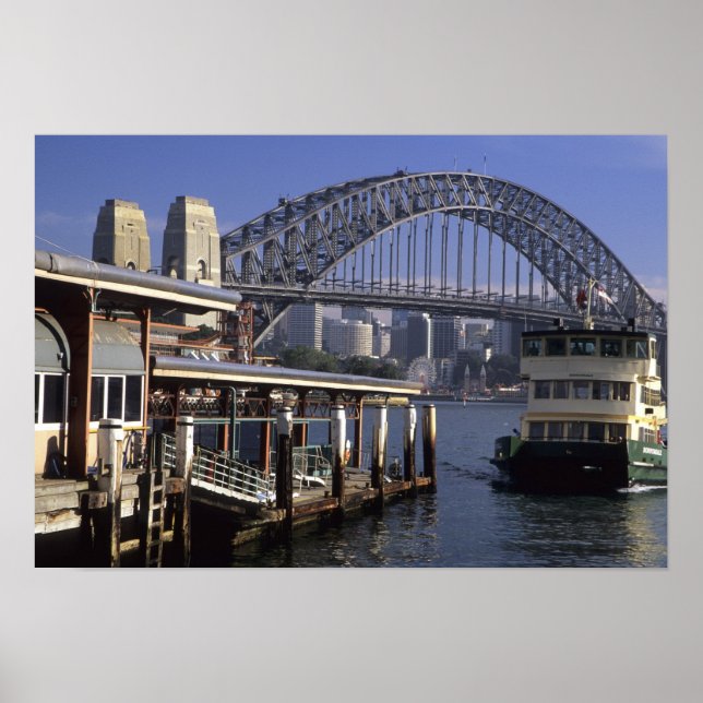 Affiche Australie, Sydney, Ferry à passagers, un de la plu (Devant)