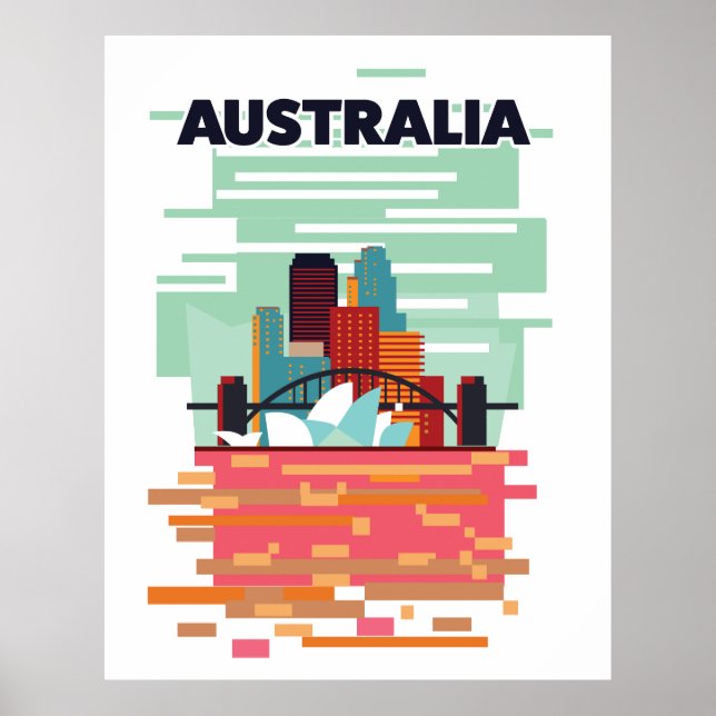 affiche Australie Travel (Devant)