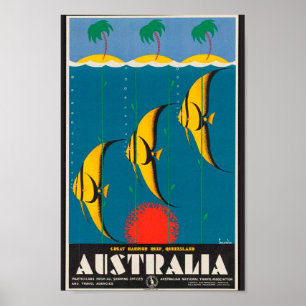 Affiche Australie Voyages