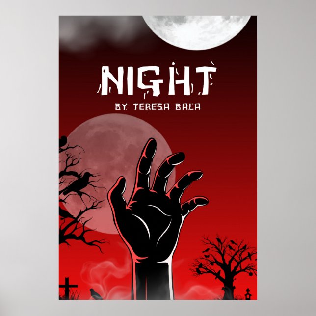 Affiche Auteur Couverture de Livre Illustration Promotionn (Devant)