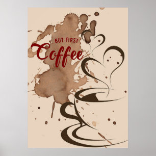 Affiche Auteur De Café Mais Premier Café
