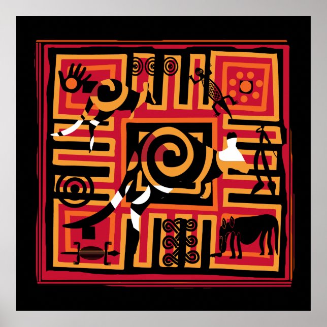 Affiche Authentic Aboriginal art (Devant)