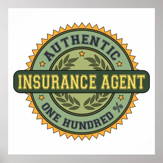 Affiche Authentic Insurance Agent (Devant)