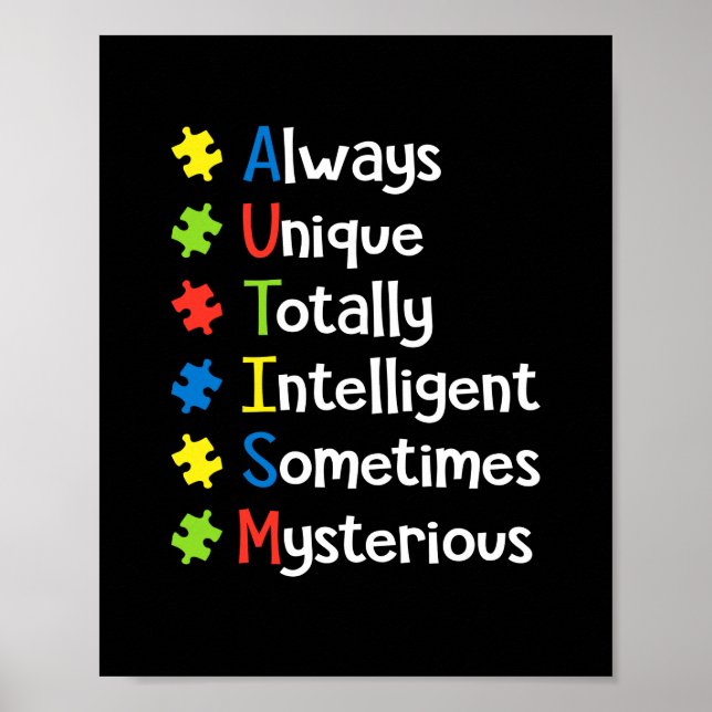 Affiche Autism Always (Devant)