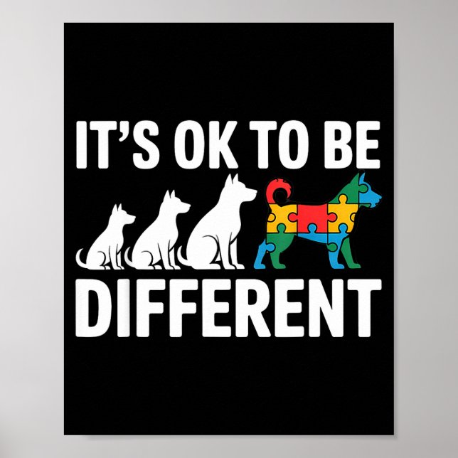 Affiche Autism awareness autistic  (Devant)