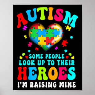 Affiche Autisme Certaines personnes regardent vers leurs h