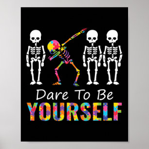Affiche Autisme C'est une autre capacité amusant Dabbing S