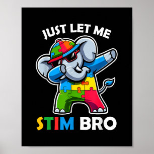 Affiche Autisme drôle mignon enfants Sensibilisation sur l