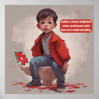Affiche Autisme - Gardez ou concevez votre propre