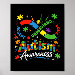 Affiche Autisme infini neurodiversité accepter comprendre