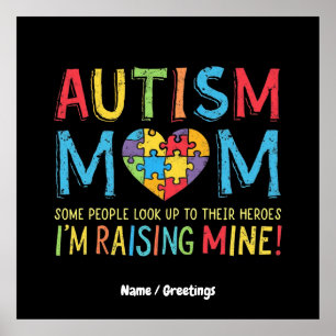 Affiche Autisme Maman Cadeau Certaines Personnes Cherchent