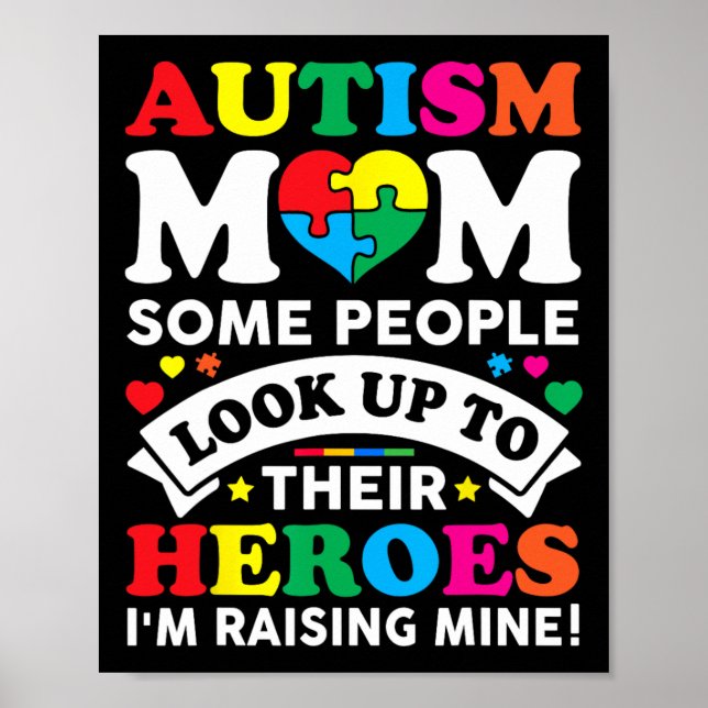 Affiche Autisme Maman Certaines Personnes Regardent Leurs  (Devant)