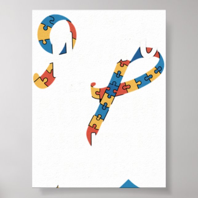 Affiche Autisme Papy Mamie Petit-fils autiste Autisme Ah (Devant)