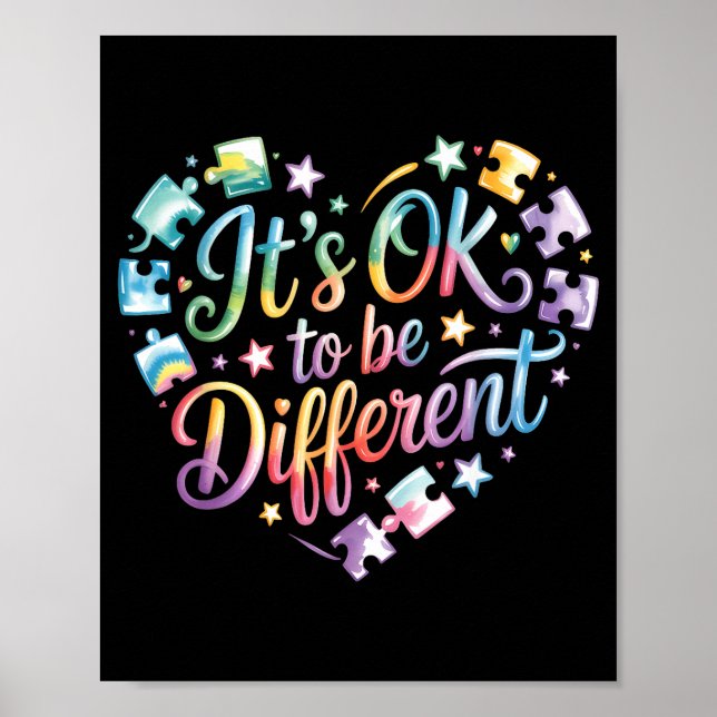 Affiche Autisme prise de conscience autistique  (Devant)