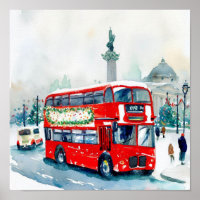 Autobus à impériale rouge de Londres, (A)