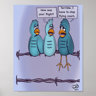 Affiche Autocar volant