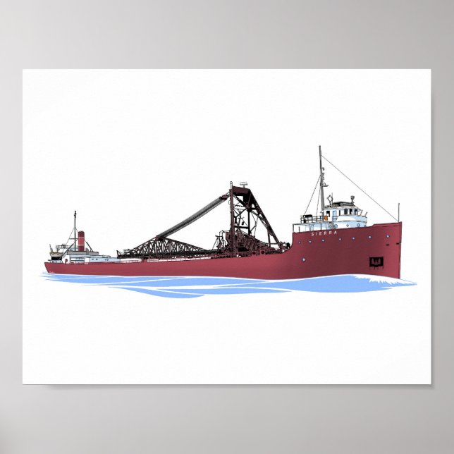 Affiche Autochargeur de fret de la Sierra des Grands Lacs (Devant)