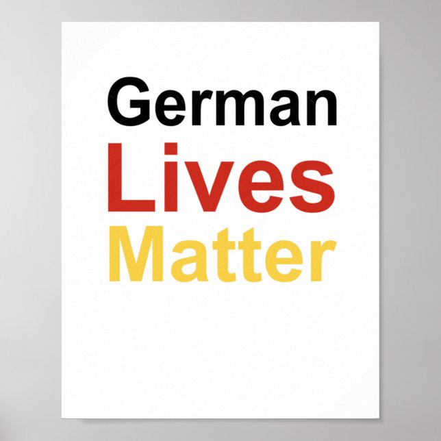 Affiche Autocollant allemand Lives (Devant)