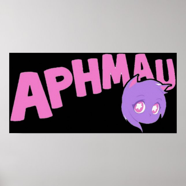 Affiche autocollant aphmau (Devant)