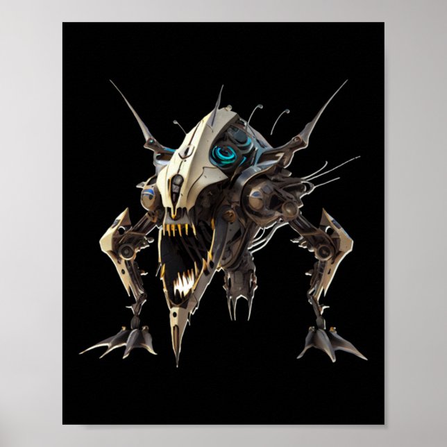 Affiche Autocollant Crabe Robot (Devant)