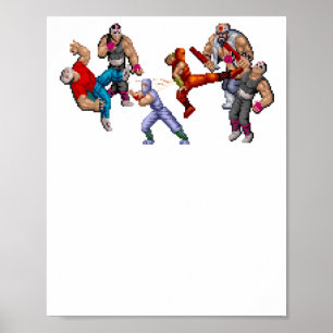 Affiche Autocollant de frein de l'arcade du jardin de Ninj