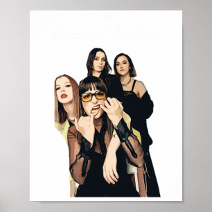 Affiche Autocollant de l'œuvre d'art du groupe The Beache