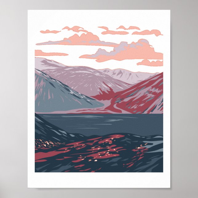 Affiche Autocollant du parc national des monts Torngat  (Devant)