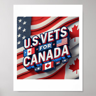 Affiche Autocollant Frères d'armes des vétérans américains
