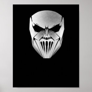 Affiche Autocollant Masque Mick Slipknot