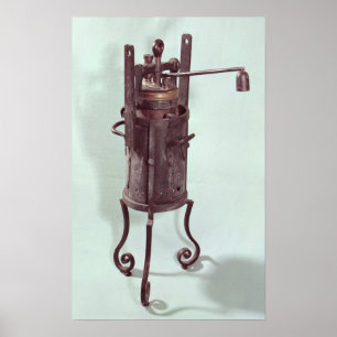 Affiche Autocuiseur inventé par Denis Papin 1679