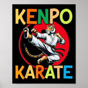 Affiche Autodéfense Kenpo Karate Arts martiaux