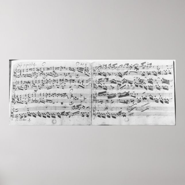 Affiche Autographe de la partita 'Sei gegruesset (Devant)