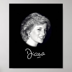 Affiche Autographe de la princesse Diana