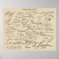 Autographes célèbres 2