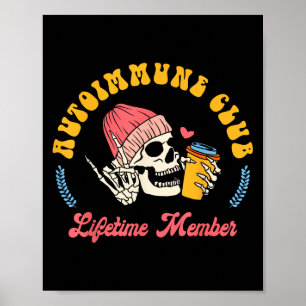 Affiche Autoimmune Disease Awareness Autoimmune Club Lifet