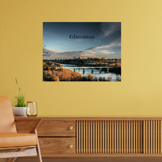 Affiche Automne à Edmonton,