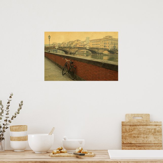 Affiche Automne à Florence, vintage (Cuisine)
