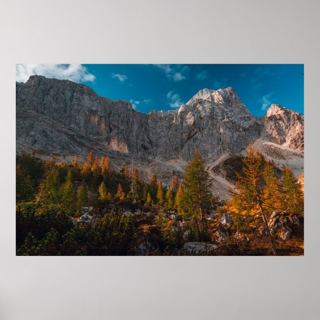 Affiche Automne à la montagne (Devant)