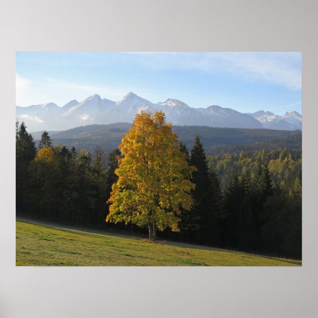 Affiche Automne à Tatras (Devant)