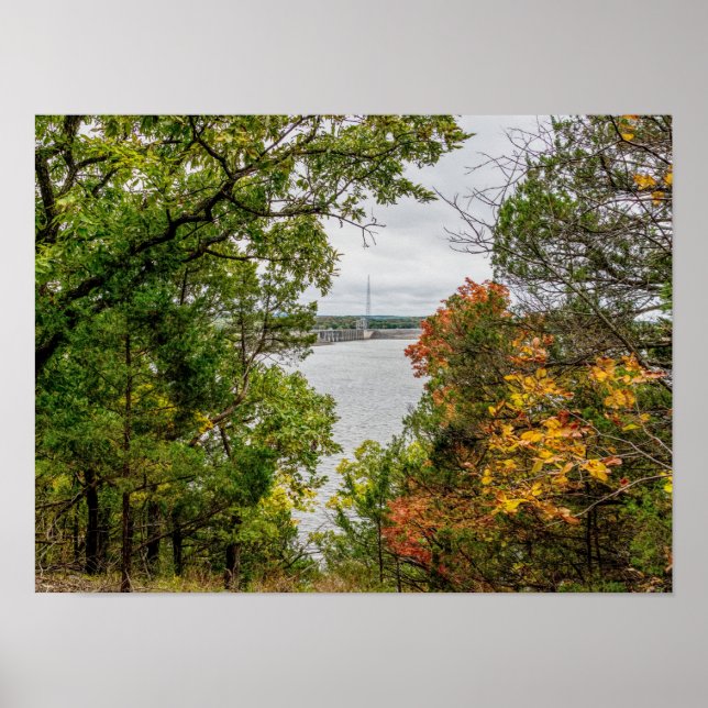 Affiche Automne Au Barrage De Truman (Devant)