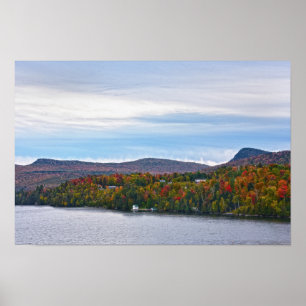 Affiche Automne au lac Willoughby, Vermont