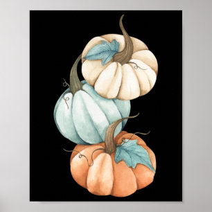 Affiche Automne Automne Saison Belle Couleur Pastel Citrou