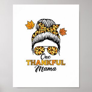 Affiche Automne Automne Thanksgiving Shirts, Une Maman Rem